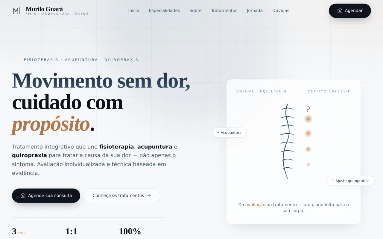 Captura do projeto Murilo Guará